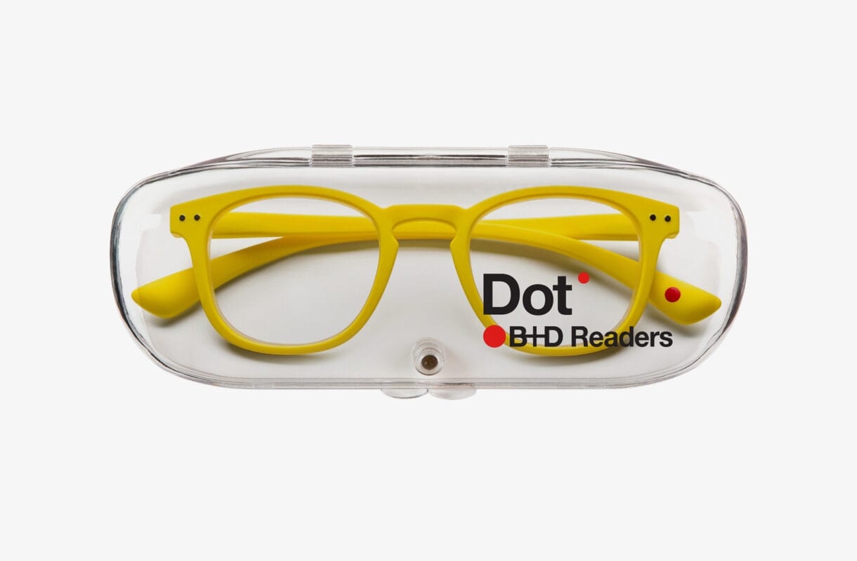B+D Dot Readers Yellow Case B+D Dot Readers Yellow Case